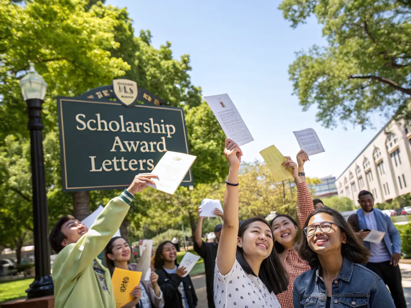 A photo of a group of Turkish students in China, smiling and holding scholarship certificates, highlighting the scholarship opportunities available to international students.